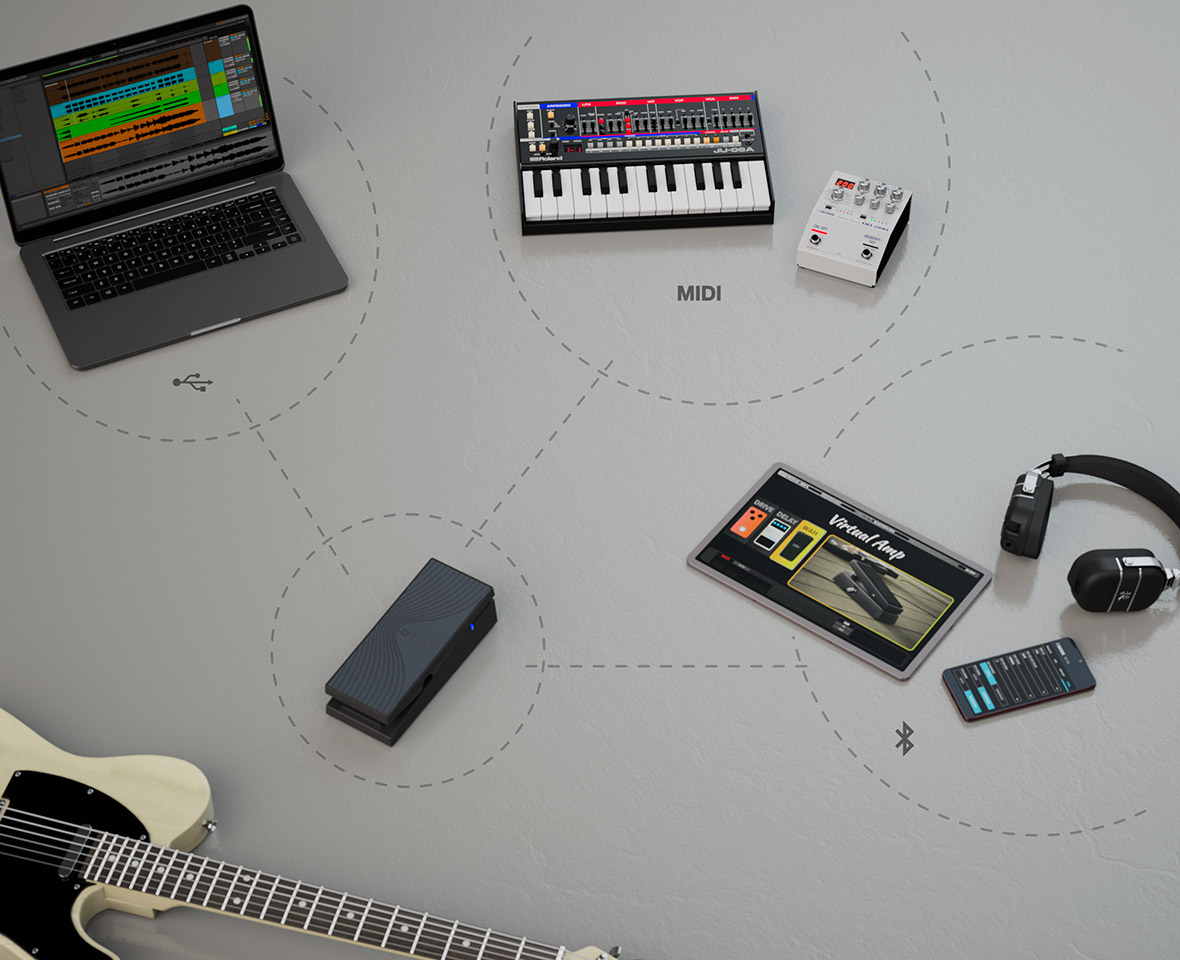 BOSS / EV-1-WL Wireless MIDI Expression Pedal ボス