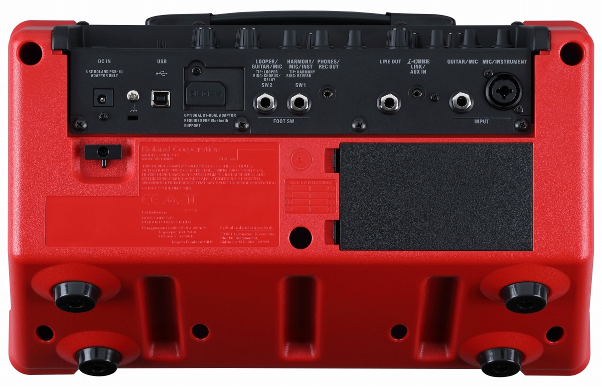BOSS / CUBE Street II Battery-Powered Stereo Amplifier Red