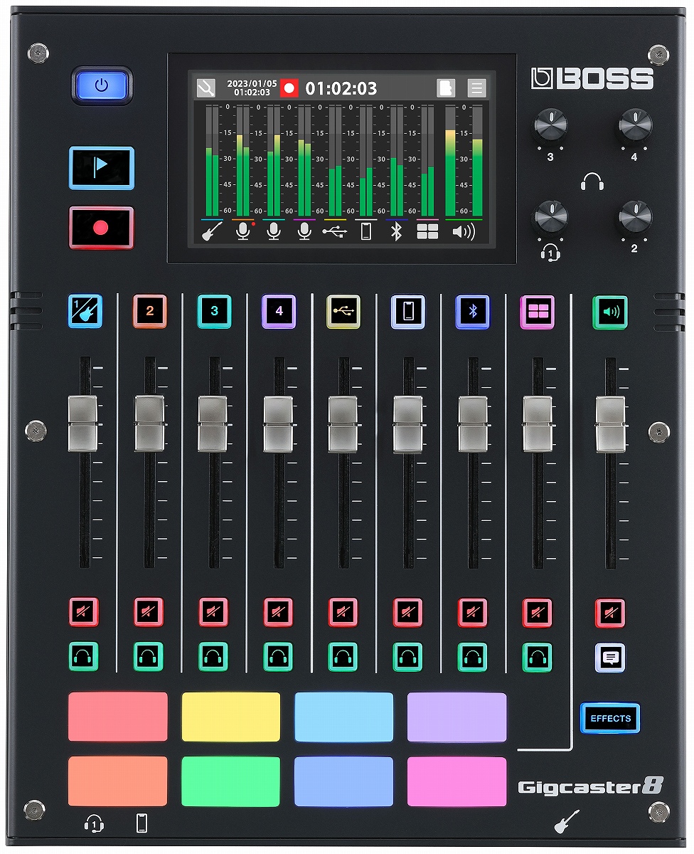 BOSS ボス / Gigcaster 8 (GCS-8) 配信用オーディオミキサー GIG