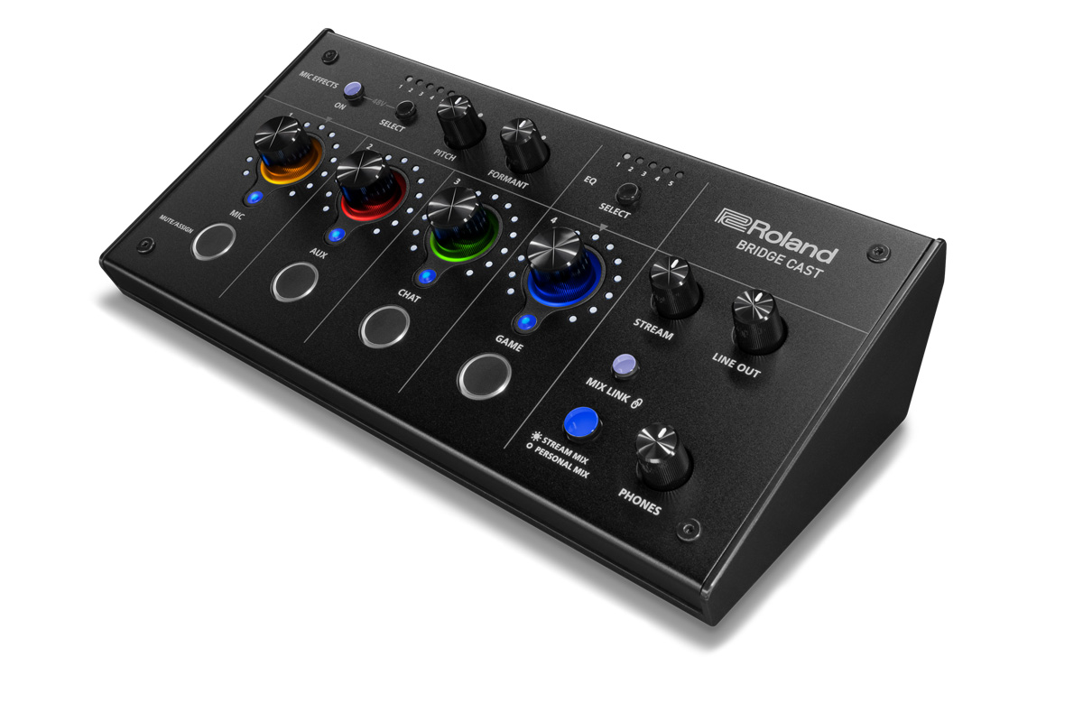 ゲーミングミキサーRoland　BRIDGE CAST ONE ROLAND BRIDGE CAST ONE | ゲーマーやストリーマー向け小型
