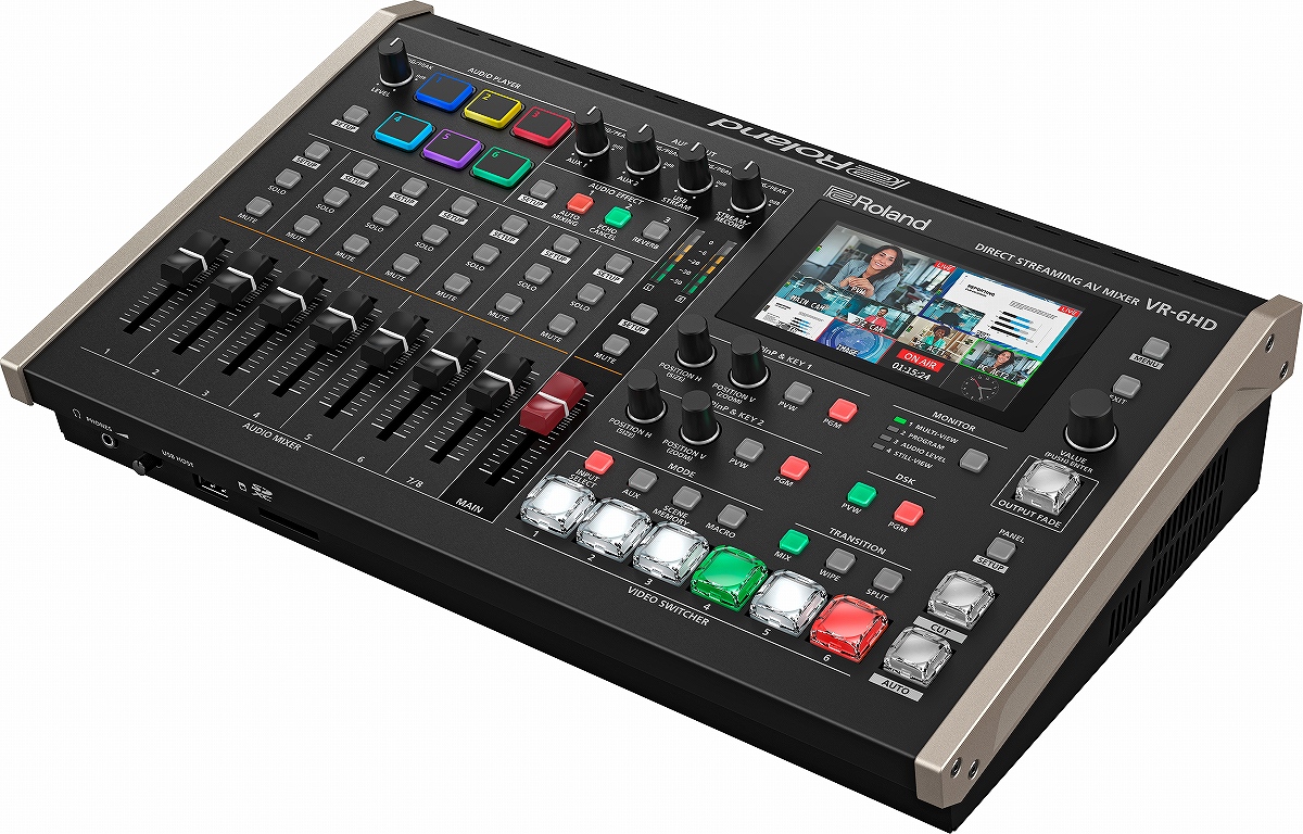 VR-4HD ビデオミキサー オールインワン HD AVミキサー（Roland