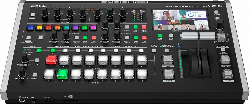 Roland ローランド / V-80HD DIRECT STREAMING VIDEO SWITCHER Roland ローランド / V-80HD DIRECT STREAMING VIDEO SWITCHER
