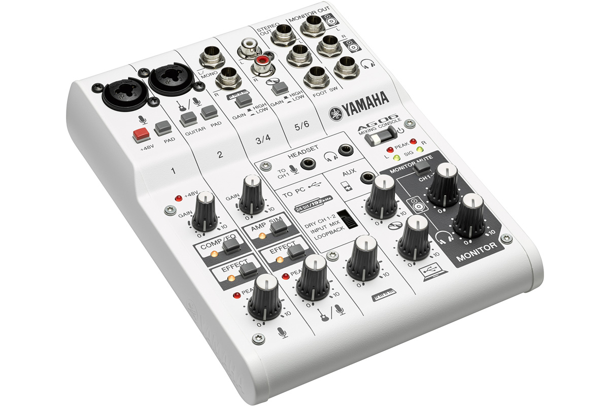 箱付きYAMAHA AG06/即購入不可 YAMAHA ヤマハ / AG06 ウェブキャスティングミキサー(AG-06