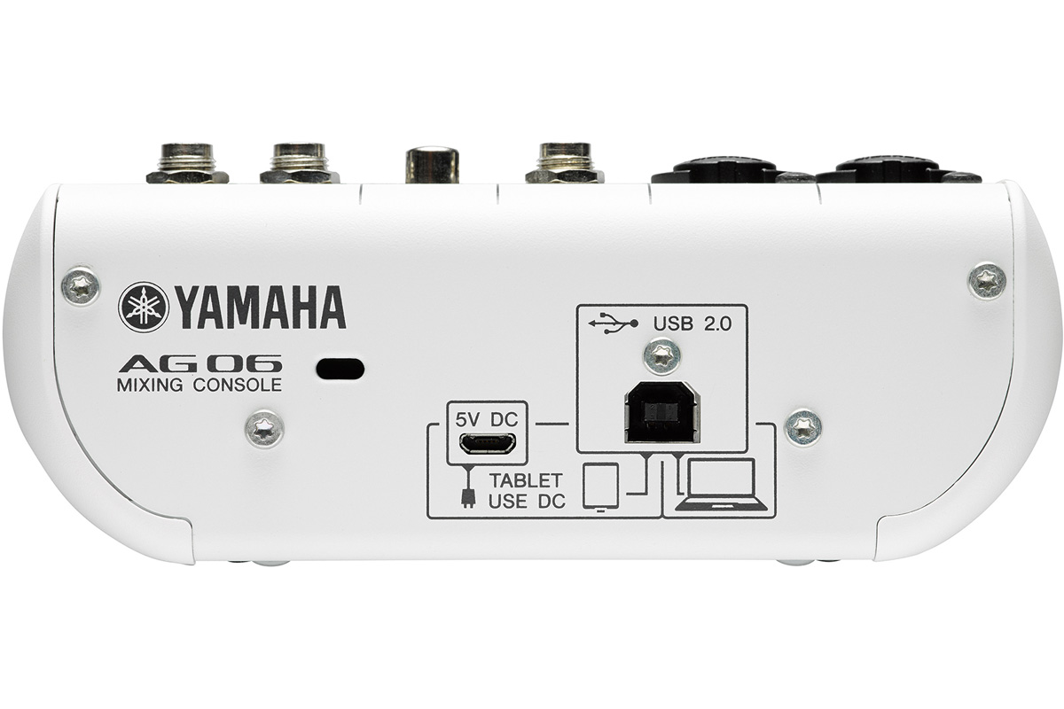 YAMAHA AG06 ウェブ キャスティング ミキサー 6ch ヤマハ | AG06 - ウェブキャスティングミキサー - 概要