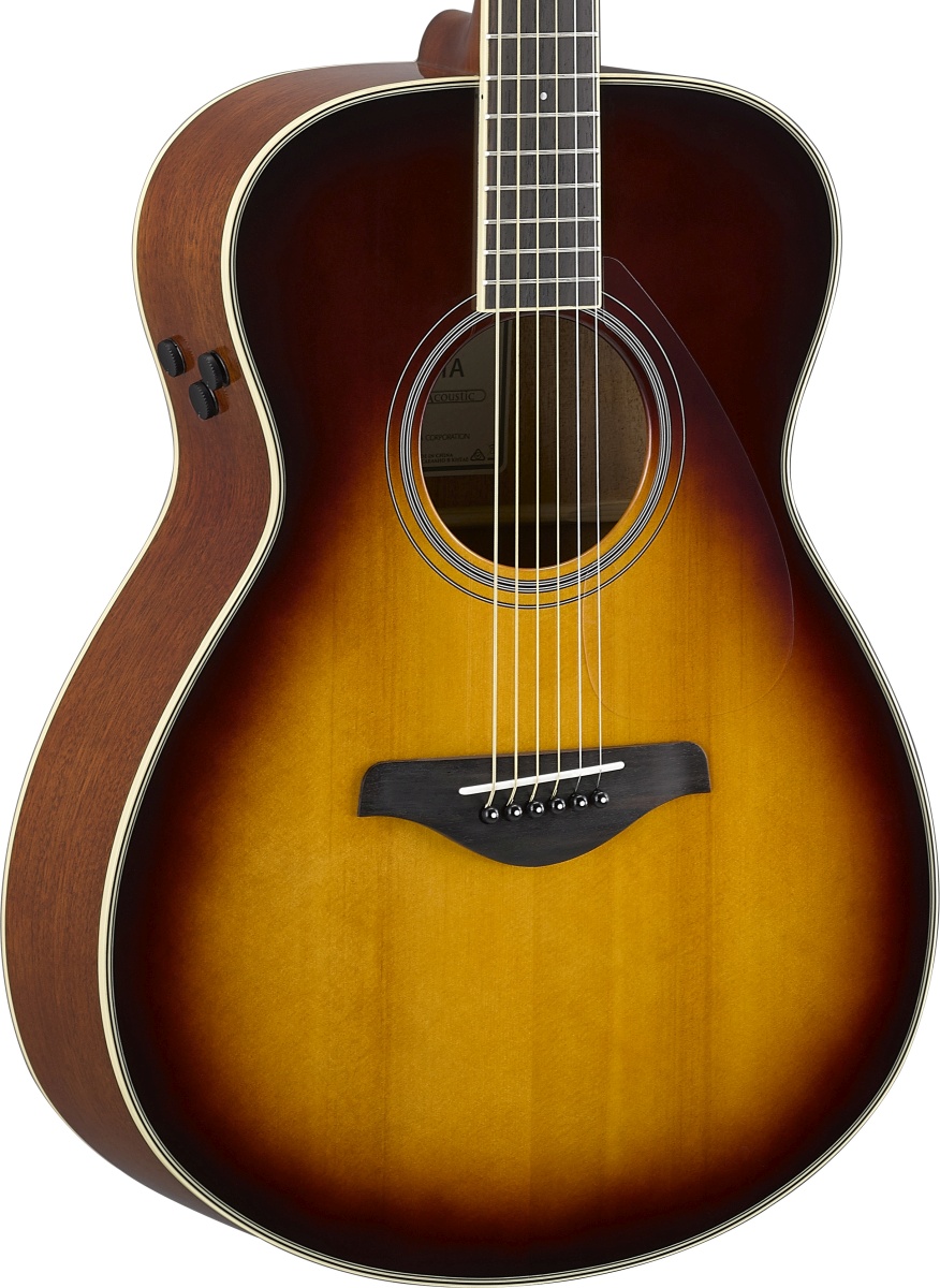 Yamaha アコースティックギター オレンジ/ブラウン YAMAHA / FS-TA Brown Sunburst (BS) 【Trans Acoustic】 ヤマハ