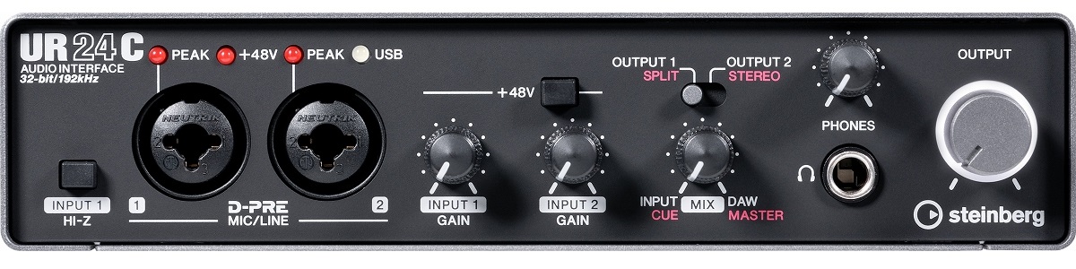 DJ機材 Steinberg UR 24C Steinbergの高品質なオーディオインターフェイスUR24C！初心者の
