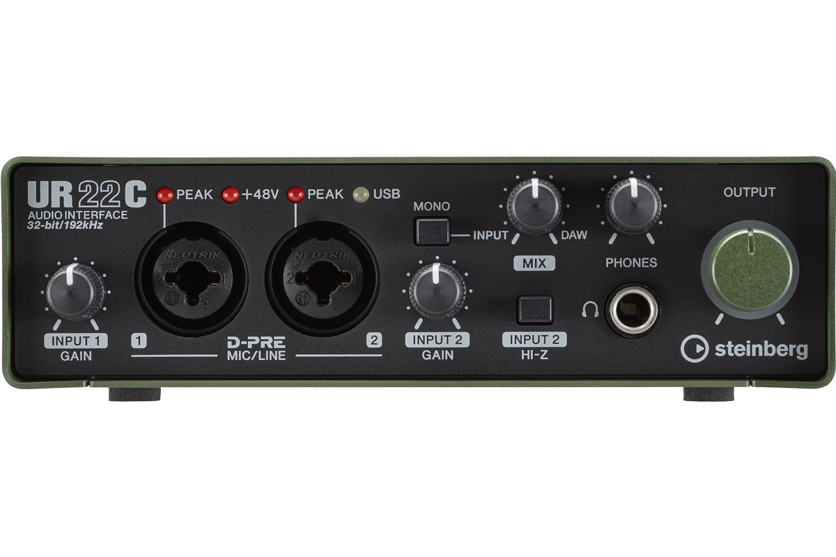 Steinberg スタインバーグ / UR22C GN (グリーン) 2in/2out USB3