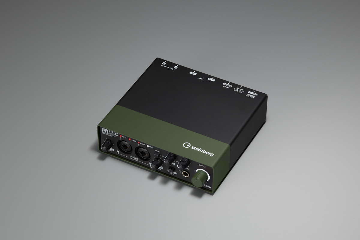 Steinberg スタインバーグ / UR22C GN (グリーン) 2in/2out USB3