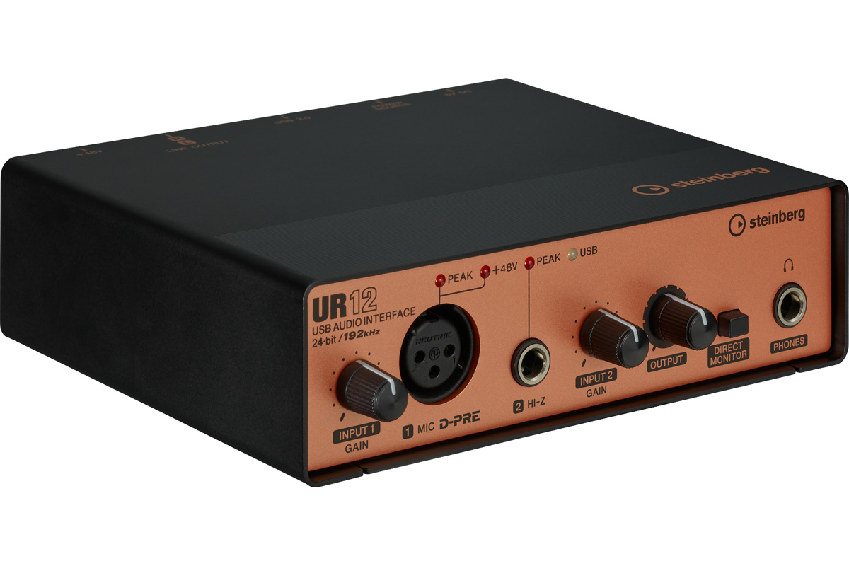 Steinberg スタインバーグ / UR12 Black & Copper Model (UR12B) USBオーディオインターフェース