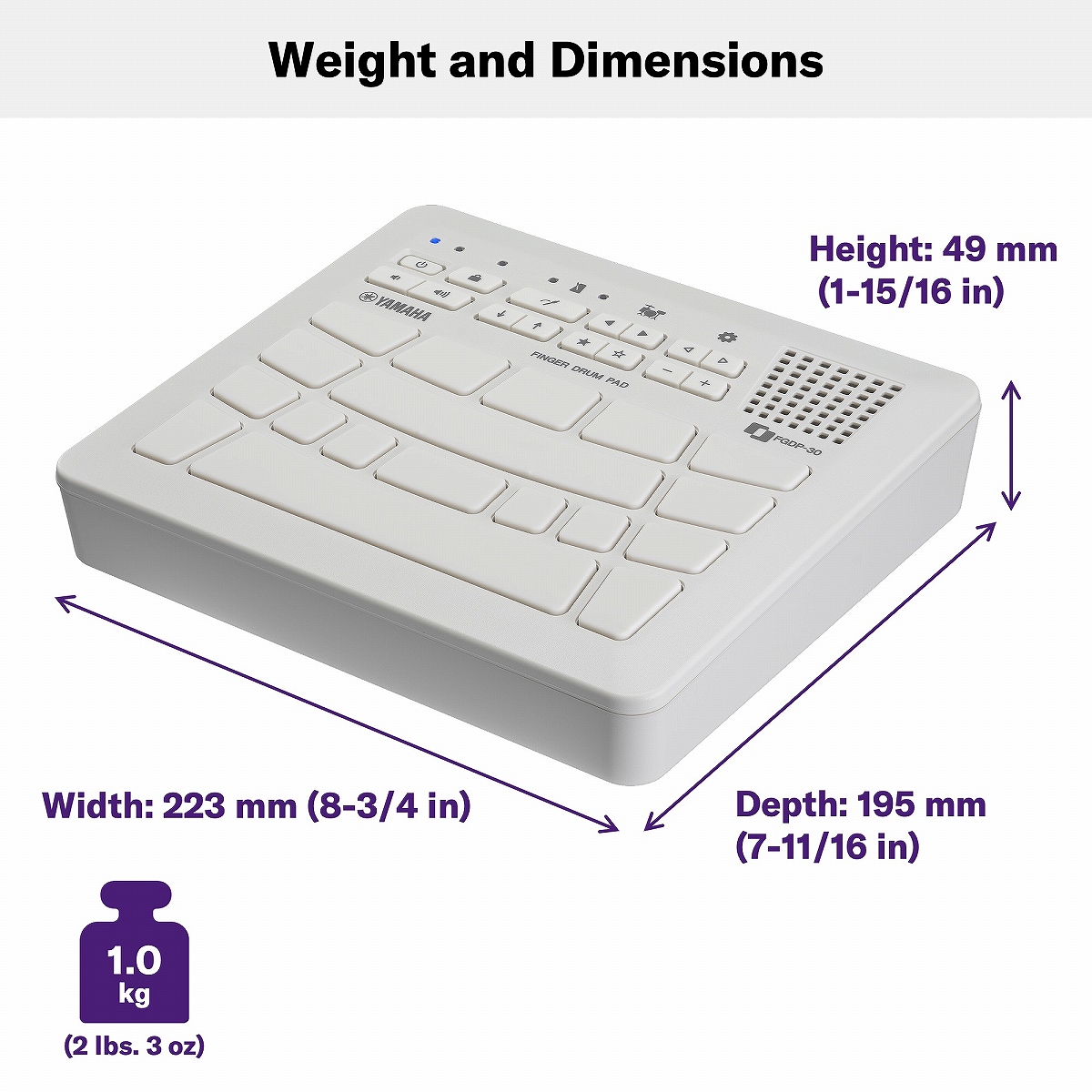 YAMAHA ヤマハ / FGDP-30 フィンガードラムパッド | イシバシ楽器