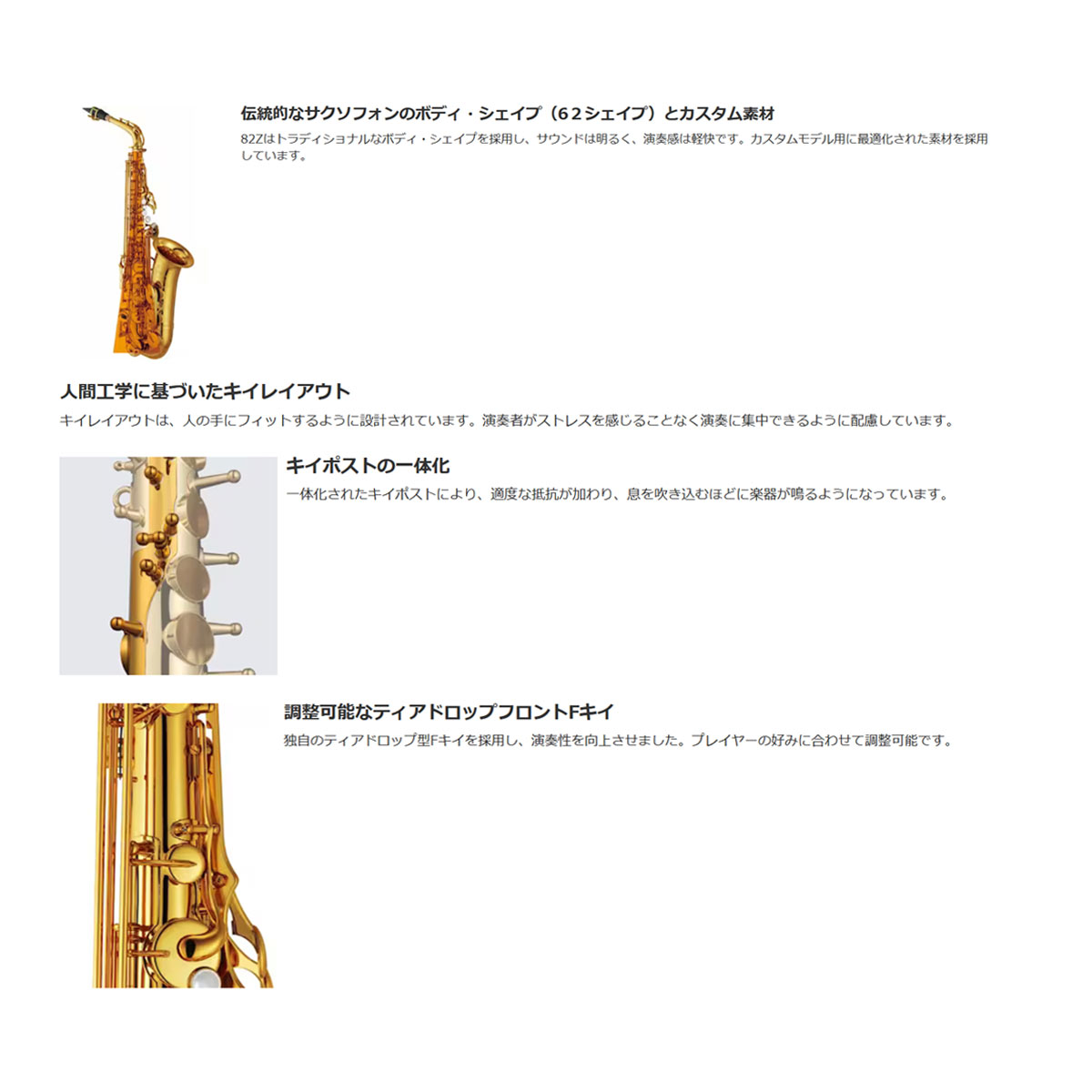 YAMAHA / YTS-82ZA テナーサックス アンバーラッカー仕上げ 特別