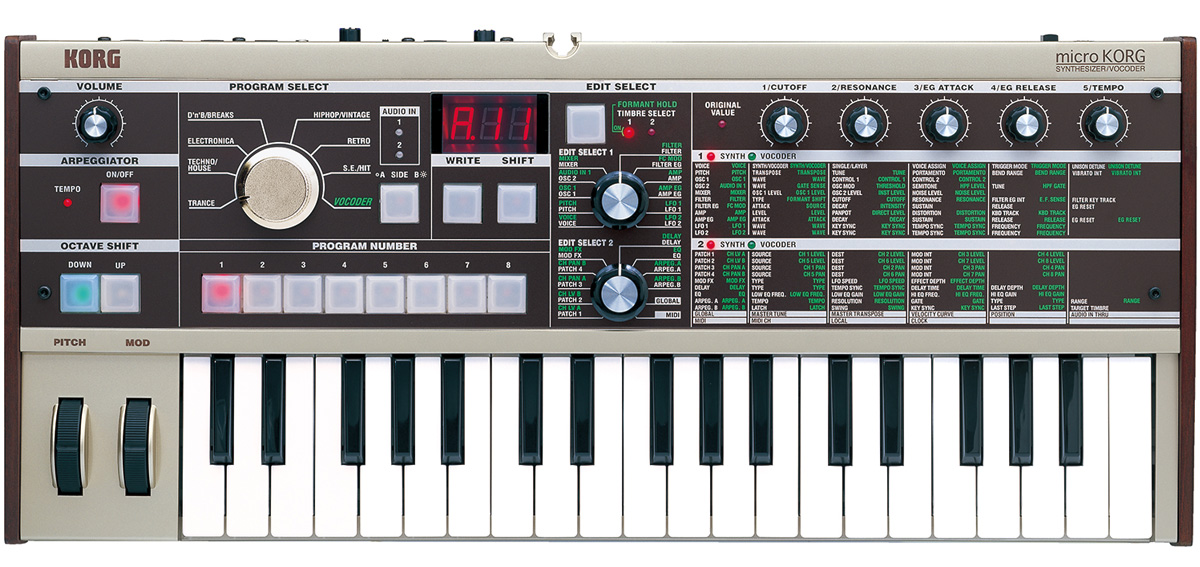 KORG コルグ / microKORG アナログ・モデリング・シンセサイザー
