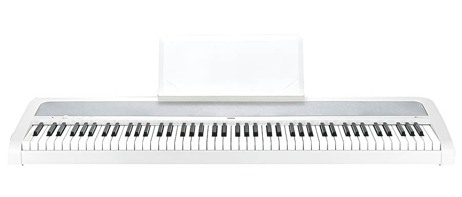 美品　KORG B1(WH) 電子ピアノ KORG B1 WH 中古 2018年製 椅子付き ホワイト コルグ