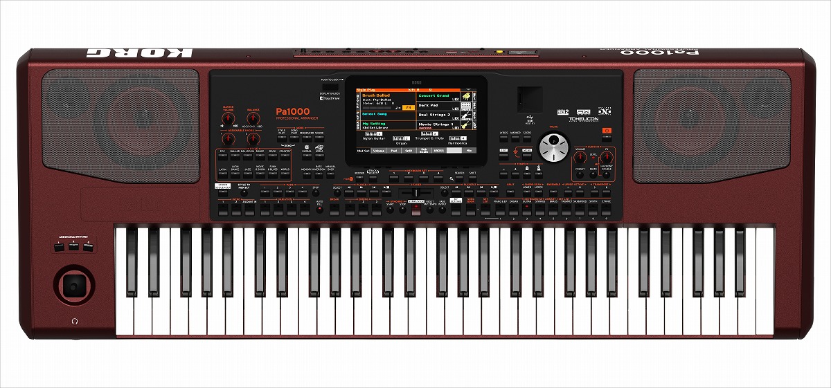 ライト・タッチの新鍵盤を採用した88鍵ワークステーション KORG