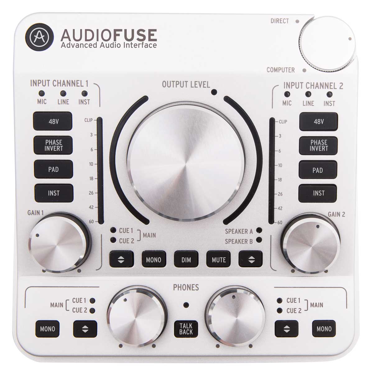 Arturia アートリア / ARTURIA Audio Fuse SV (AudioFuse) クラシック・シルバー オーディオインターフェイス