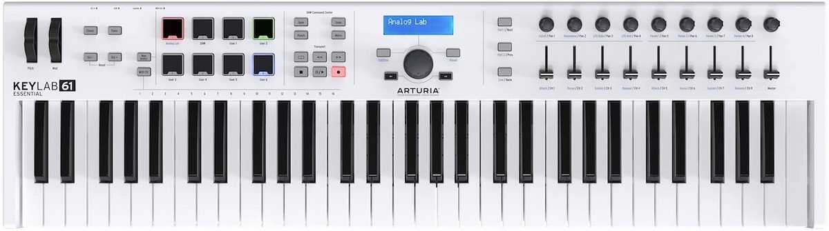 Arturia アートリア Keylab Essential 61 61鍵midiキーボード イシバシ楽器