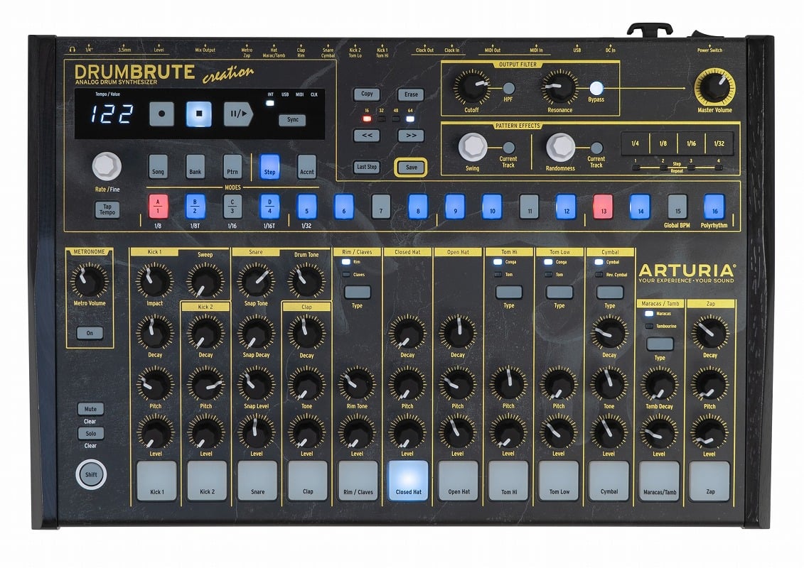 ARTURIA アートリア / DrumBrute Creation Edition 【数量限定】 アナログ・ドラムシンセサイザー