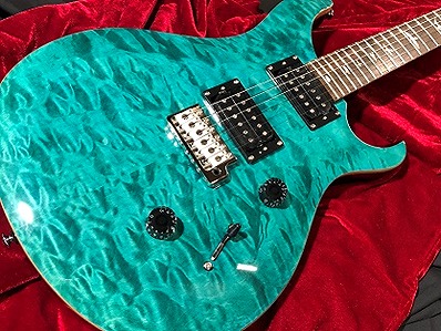 Paul Reed Smith (PRS) / SE Custom 24 Quilt Limited Aqua ポールリードスミス  《予約受付/10月30日入荷予定/注文後納期ご案内》