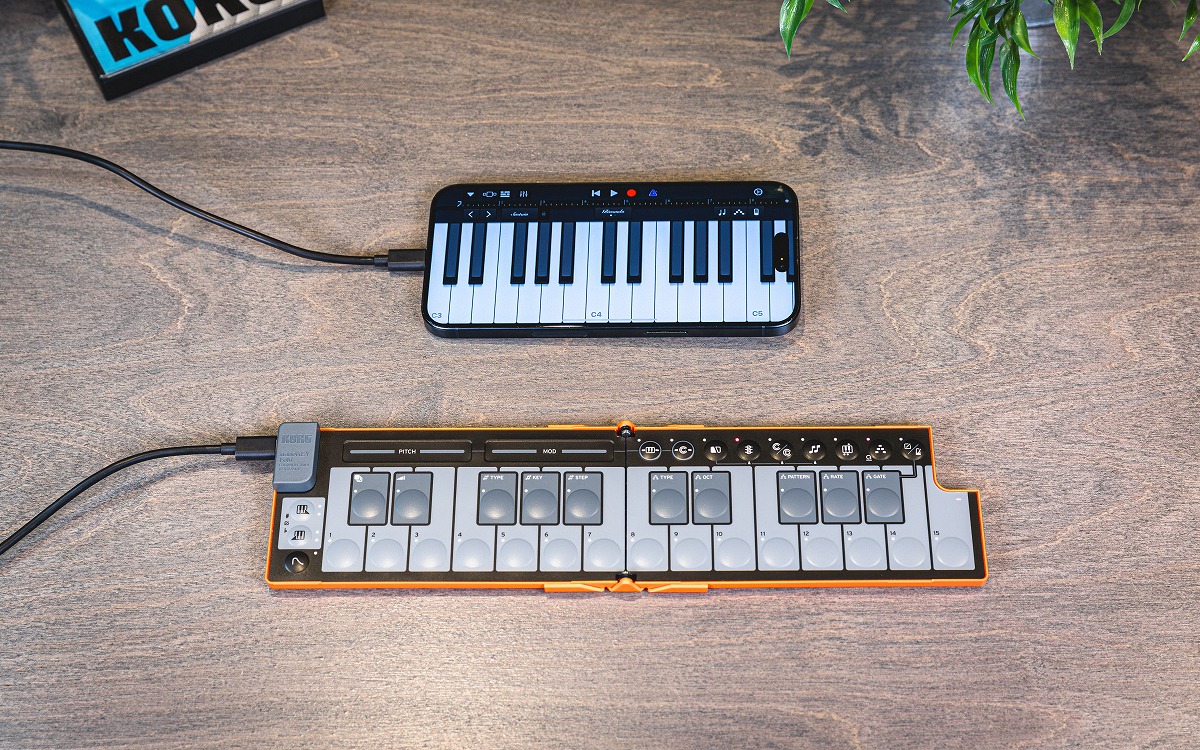 KORG コルグ / nanoKEY Fold BK (Black) FOLDABLE MIDI KEYBOARD