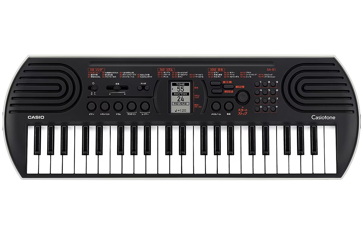 新品未使用品　SA-81 CASIOTONE ブラック CASIO カシオ / SA-81 ミニキーボード【お取り寄せ商品