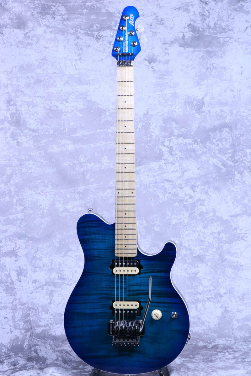 MUSIC MAN / AXIS Balboa Blue Burst Flame MAPLE FINGERBOARD