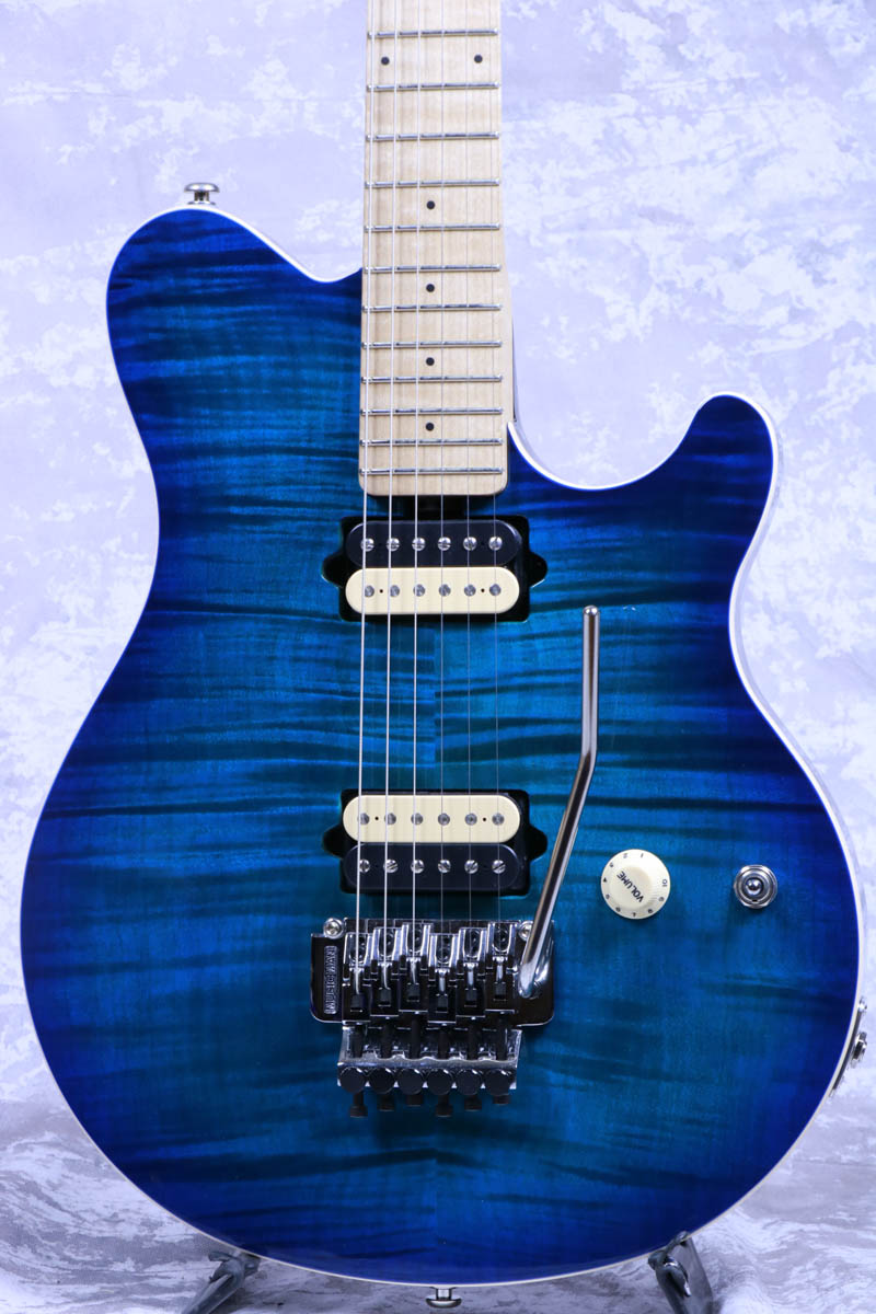 MUSIC MAN / AXIS Balboa Blue Burst Flame MAPLE FINGERBOARD