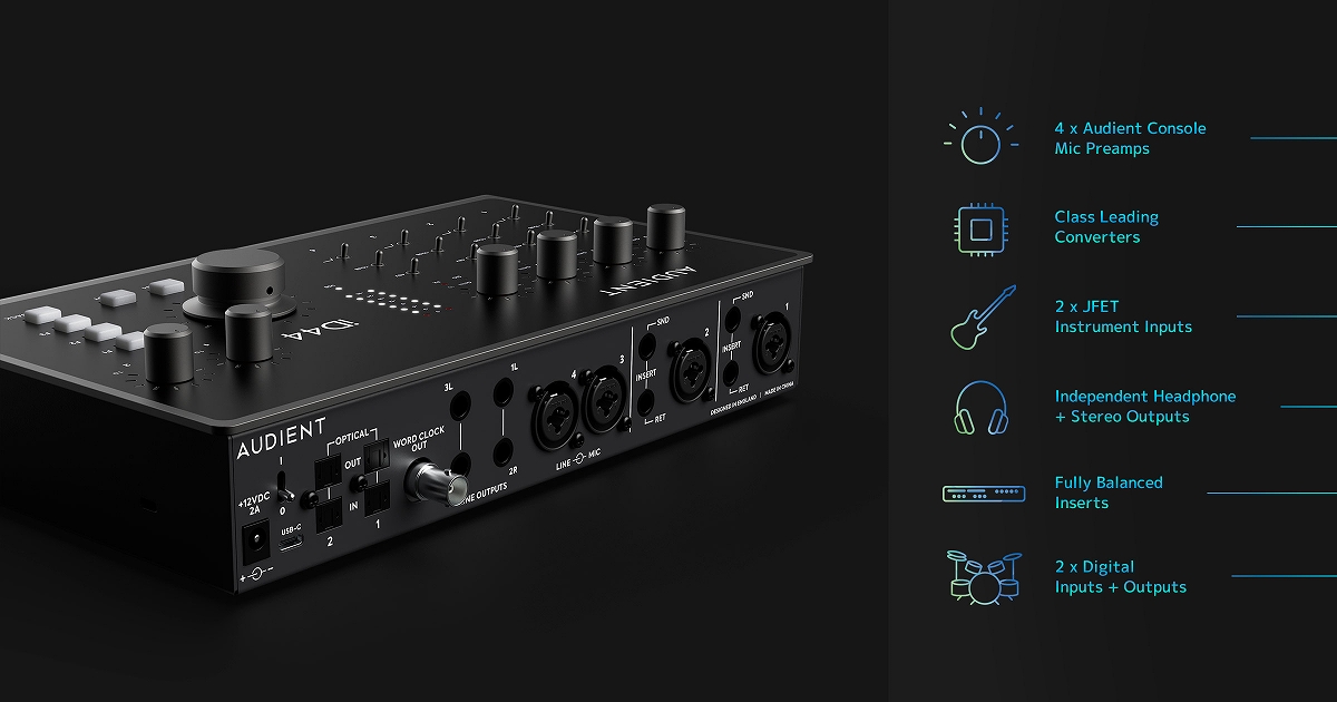audient オーディエント iD44mkII 20in/24out USBオーディオ・インターフェイス イシバシ楽器