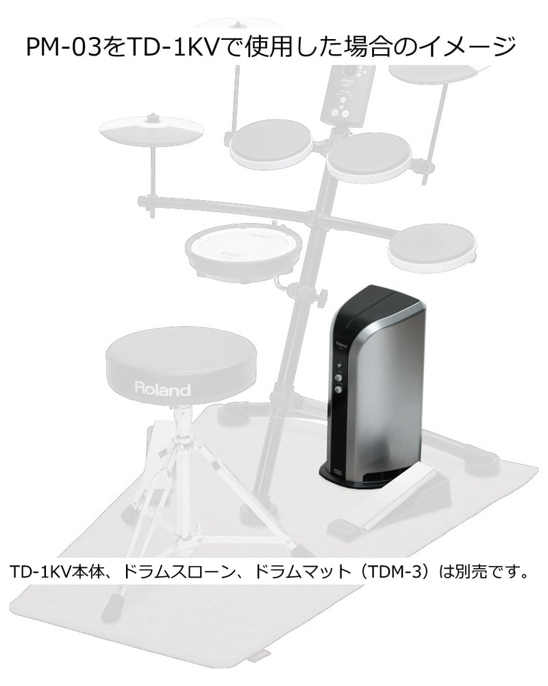 Roland PM 電子ドラム用 パーソナルモニター 接続用ミニステレオ