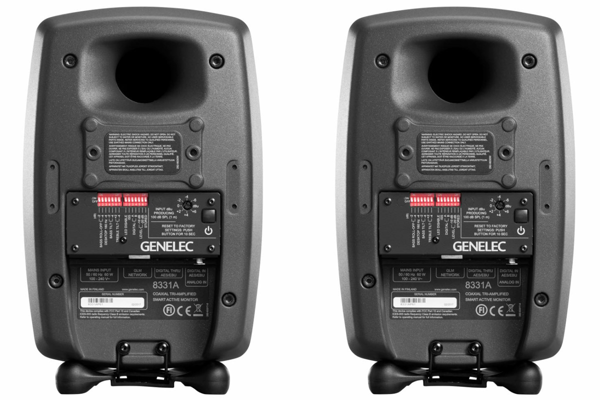 GENELEC ジェネレック / 8331AP (ダークグレー) スタジオ・モニター (ペア)【お取り寄せ商品】《予約注文/納期別途ご案内》