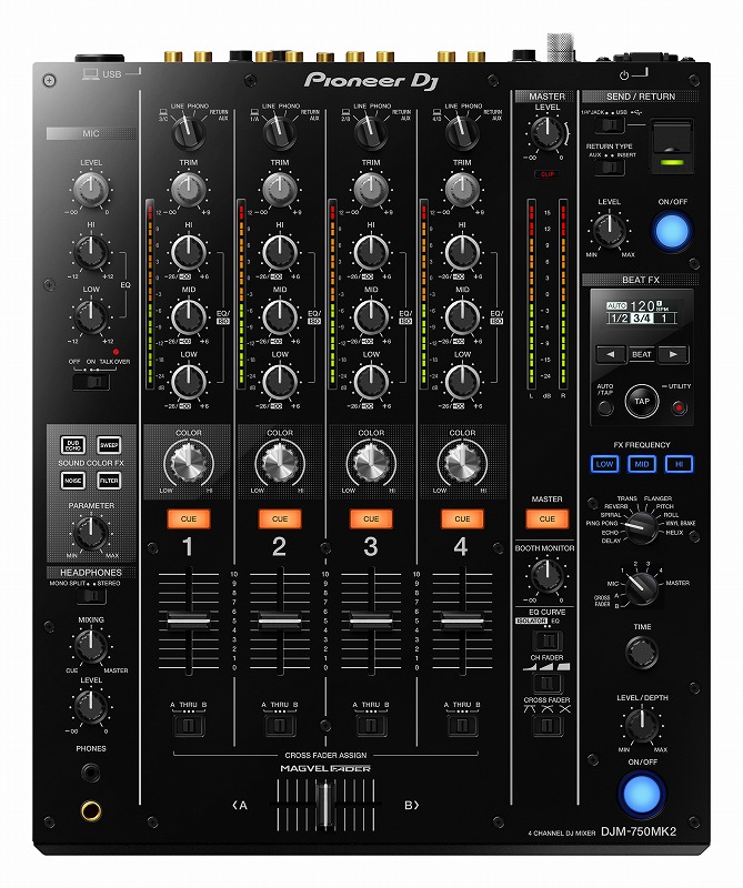 Pioneer DJ DJM-S7 DJミキサー パイオニア Pioneer DJ ( パイオニア ) DJM-750K 送料無料 | サウンドハウス