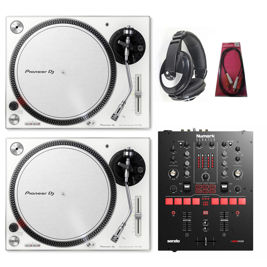 NUMARK　SCRATCH　SET　Pioneer　DJ　×　PLX-500-W　イシバシ楽器