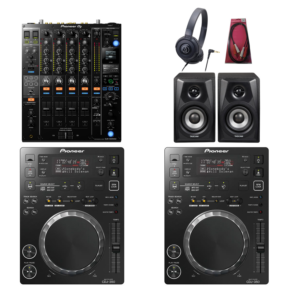 Pioneer CDJ-350×2 Pioneer DJM-250 セット
