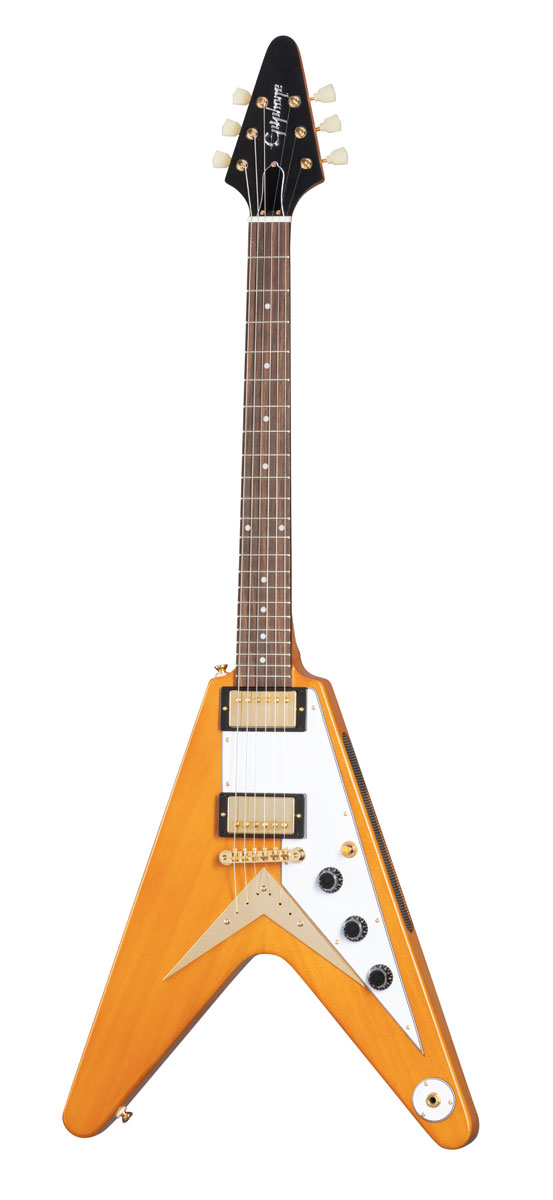 Epiphone / Inspired by Gibson Custom 1958 Korina Flying V