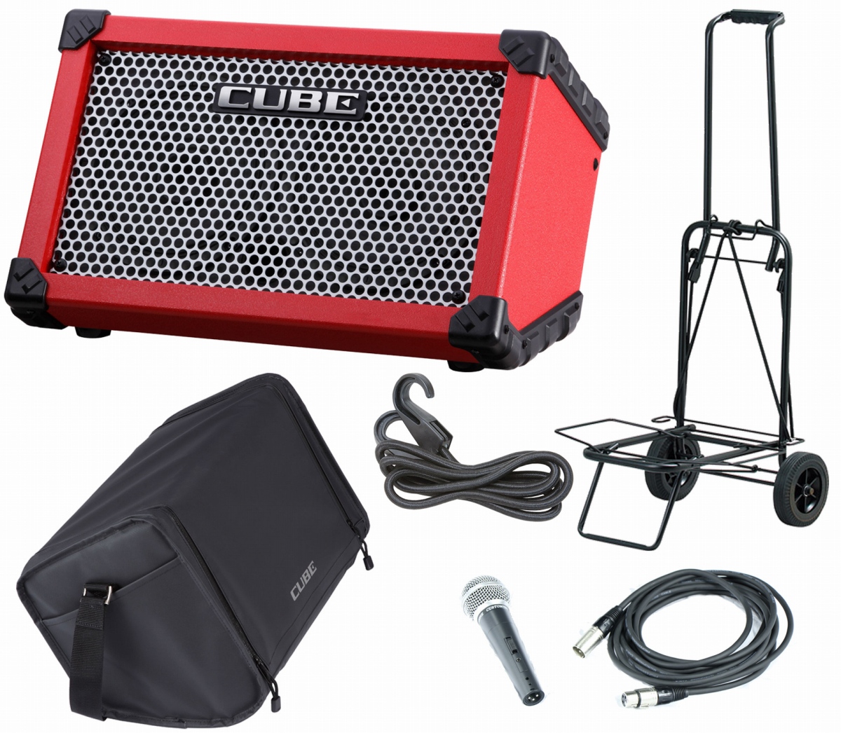 Roland CUBE Street red ケースセット