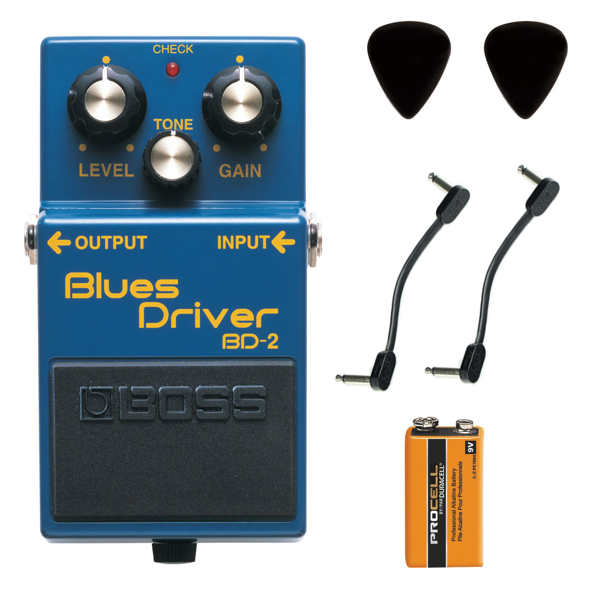 BOSS / BD-2 Blues Driver 【パッチケーブル２本+PROCELL+ピック２枚 ...