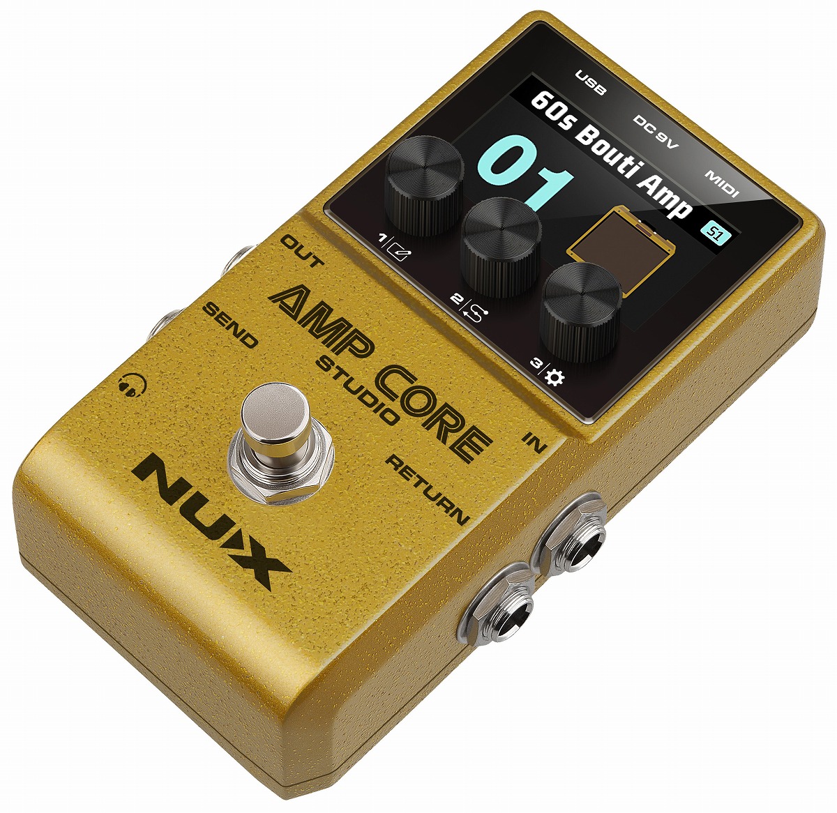 NUX / Amp Core Studio -Amp Modeler & IR Pedal- ニュー