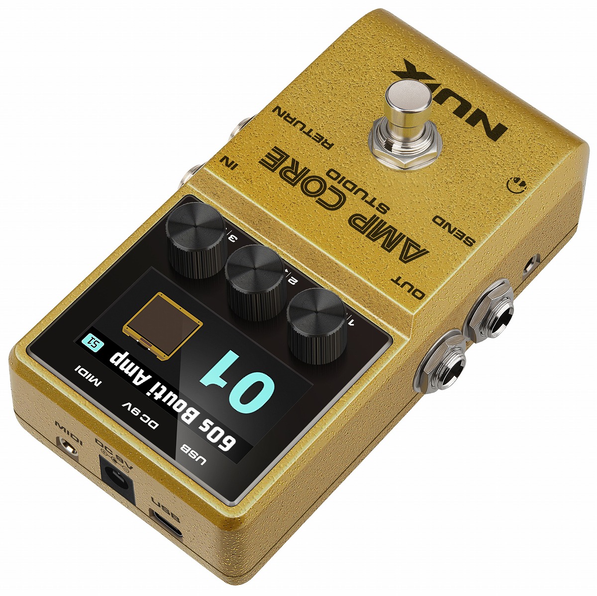 NUX / Amp Core Studio -Amp Modeler & IR Pedal- ニュー