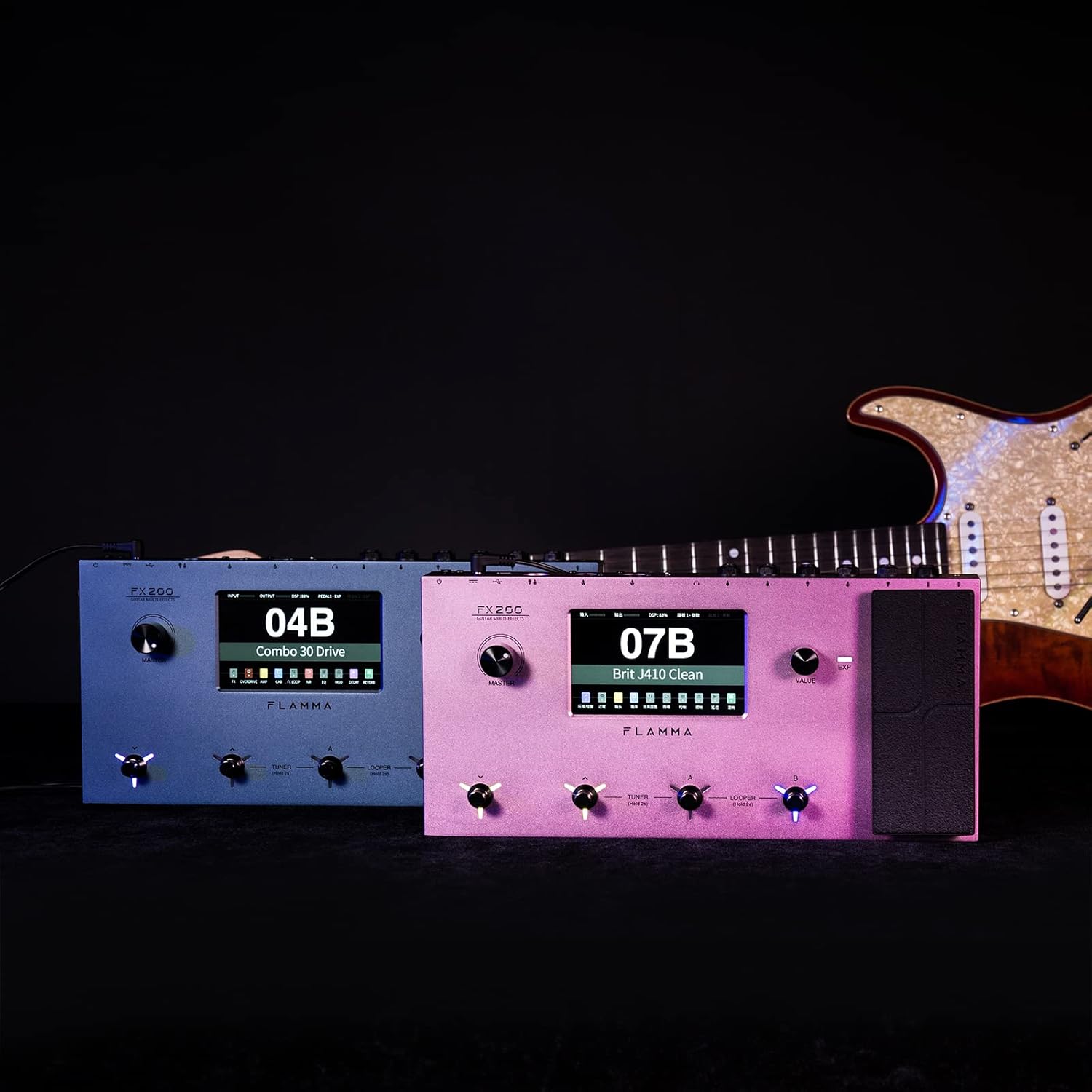 FLAMMA / FX200 Pink FX series マルチエフェクター | イシバシ楽器 FLAMMA / FX200 Pink FX series マルチエフェクター | イシバシ楽器