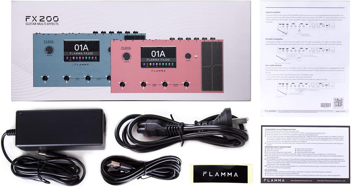 FLAMMA / FX200 Pink FX series マルチエフェクター | イシバシ楽器 FLAMMA / FX200 Pink FX series マルチエフェクター | イシバシ楽器