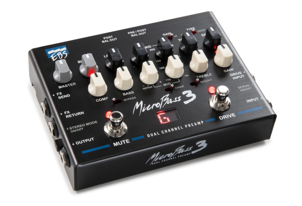 EBS / MicroBass 3 2-Channel Professional Outboard Preamp ベース用