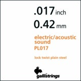 Gallistrings / PS017 - Single String Plain Steel 쥭/ƥåѥХ鸹 .017ڥꥢ