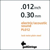 Gallistrings / PS012 - Single String Plain Steel 쥭/ƥåѥХ鸹 .012ڥꥢ