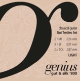 Gallistrings / GR2437 Trebles Set Light クラシックギター弦 ライトテンション・バーニッシュ加工仕様 イタリア製 【リアルガット仕様】