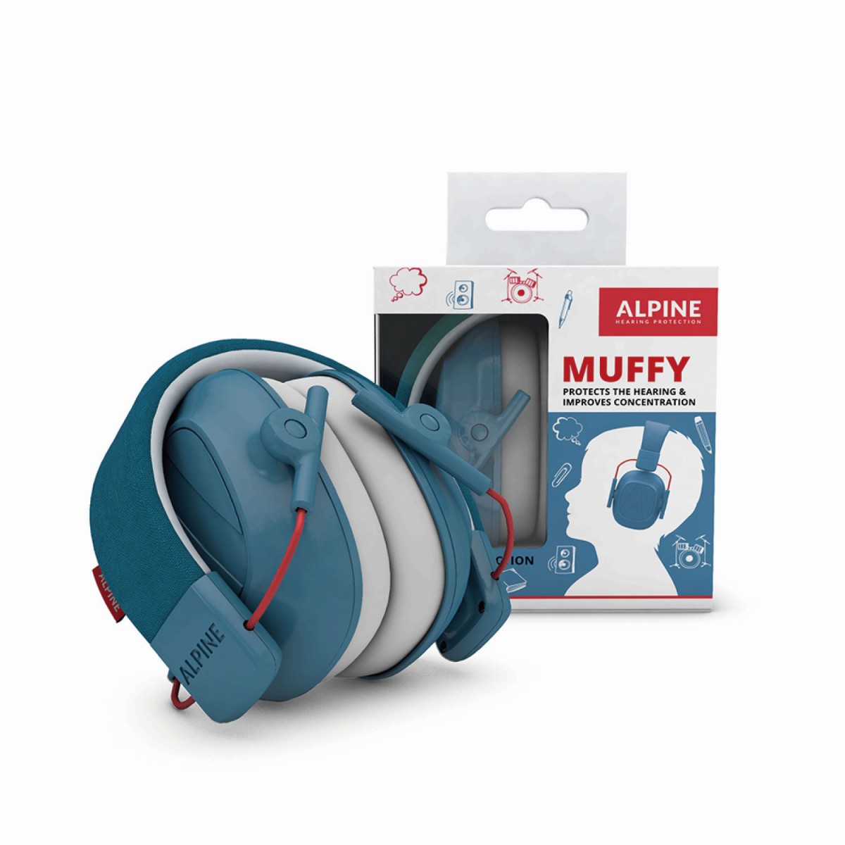 ALPINE HP / MUFFY KIDS BLU お子様むけ遮音イヤーマフ