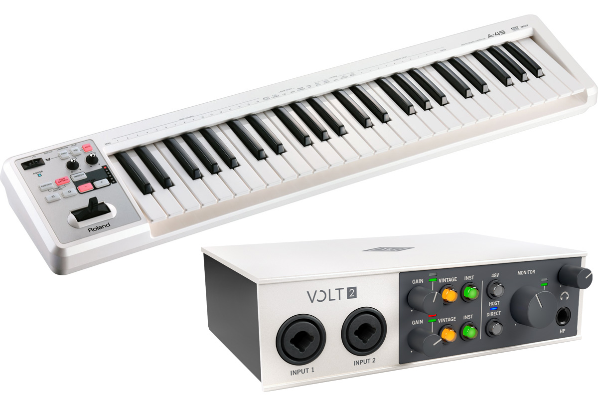 Roland A-49 MIDIキーボード ホワイト ROLAND ( ローランド ) A-49-WH MIDIキーボード 送料無料