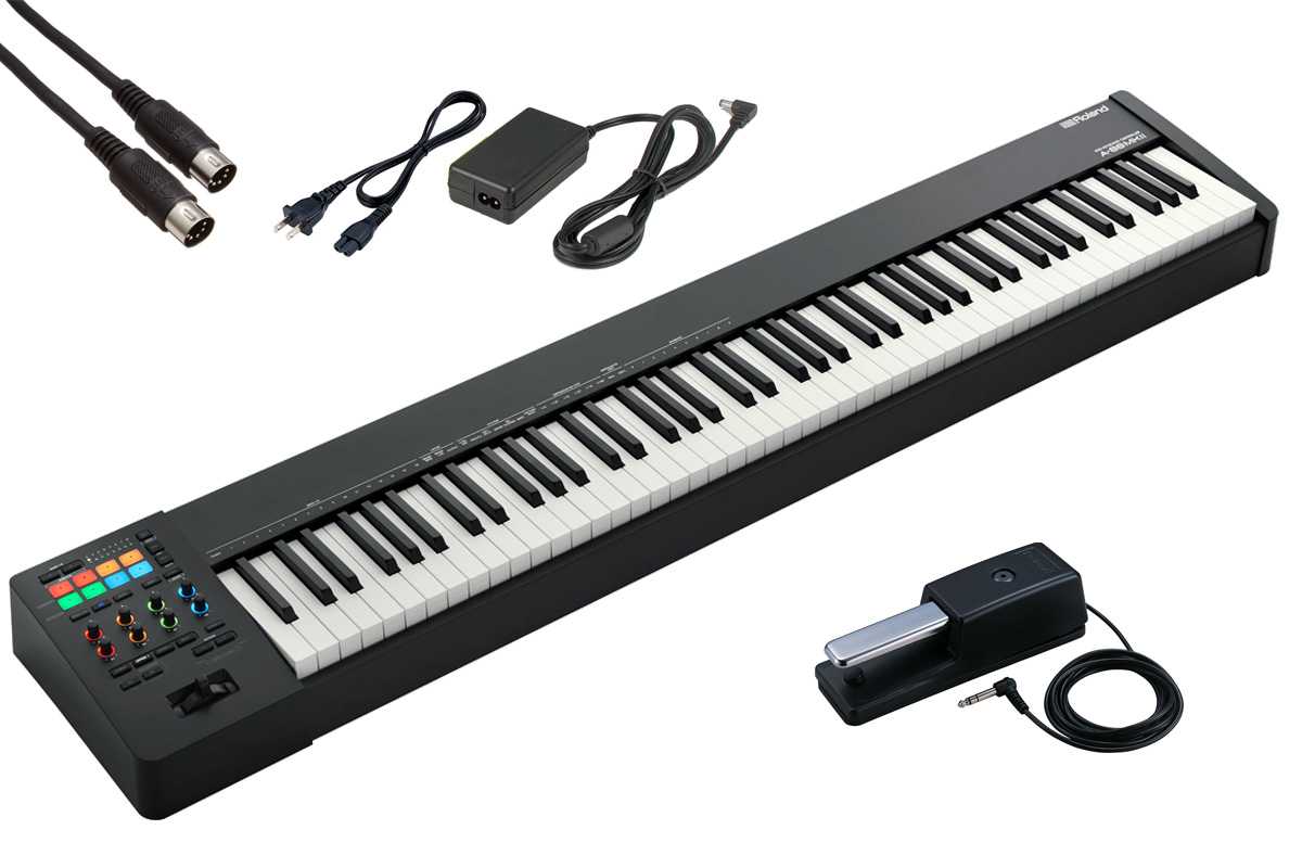 Roland ローランド / A-88MK2【ペダル＆ACアダプターセット！】88鍵盤MIDIコントローラー