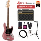 Squier by Fender / Affinity Series Jazz Bass Laurel Fingerboard Black Pickguard Burgundy MistVOX°쥭١鿴ԥå