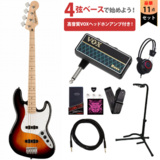 Squier by Fender / Affinity Series Jazz Bass Maple Fingerboard White Pickguard 3-Color Sunburst VOXإåɥۥ󥢥°쥭١鿴ԥå