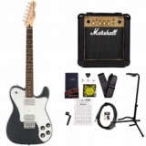 Squier by Fender / Affinity Series Telecaster Deluxe White Pickguard Charcoal Frost Metallic MarshallMG10°쥭鿴ԥå