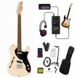 Squier / Affinity Series Telecaster Thinline Laurel Fingerboard Black PG Olympic White Ͽ&åǾã!Fender Link I/Oդ13å
